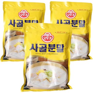 오뚜기 사골분말, 3개, 500g