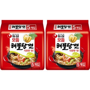 농심 모듬 해물탕면 125g, 10개