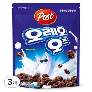 오레오오즈 시리얼, 250g, 3개