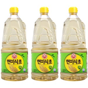 오뚜기 현미식초, 1.5L, 3개