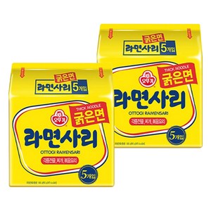 오뚜기 라면사리 굵은면 110g, 10개, (5개입 X 2팩)