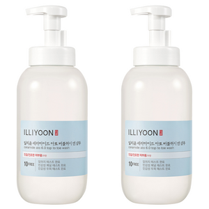 일리윤 세라마이드 아토 버블워시 앤 샴푸 바디워시 무향, 900ml, 2개