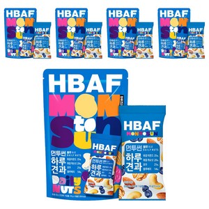 HBAF 바프 먼투썬 하루견과 블루, 200g, 5개