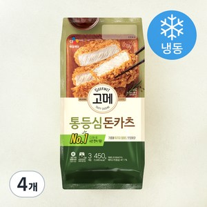고메 통등심 돈카츠 (냉동), 450g, 4개
