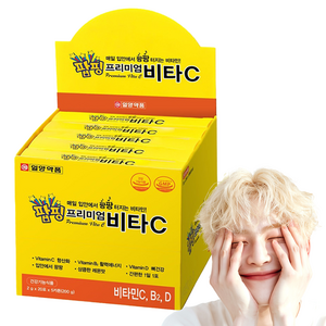 일양약품 팝핑 프리미엄비타C, 40g, 5개