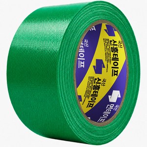 신흥테이프 국산 대용량 라바 청면테이프 48mm x 25M 초록, 1개
