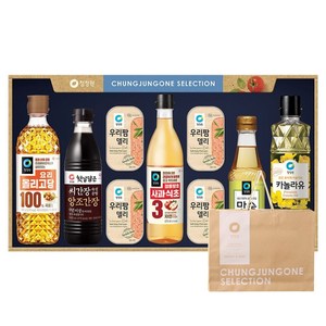 청정원 행복 셀렉션호 선물세트+쇼핑백, 3세트