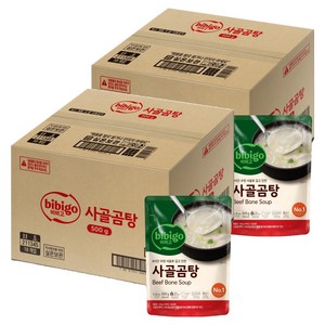 비비고 사골곰탕, 500g, 36개