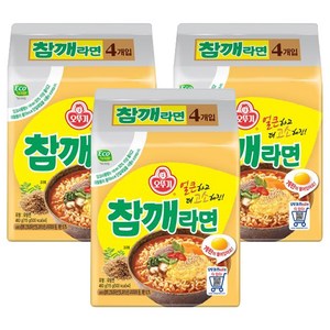 오뚜기 참깨라면 115g, 12개