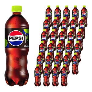 펩시 제로 슈거 라임향, 500ml, 30개