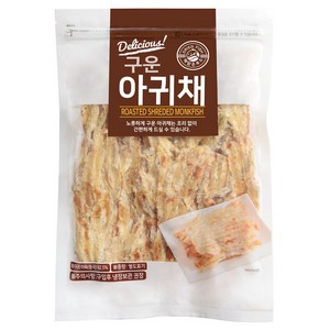 해맑은푸드 구운 아귀채, 400g, 1개