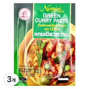 남자이 타이그린커리, 50g, 3개