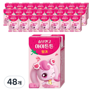 솔브앤고 아이튼튼 딸기 멸균우유, 150ml, 48개