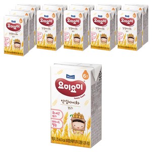 요미요미 안심 아이차 보리, 125ml, 12개