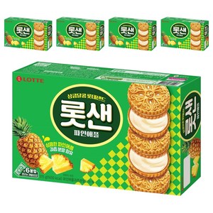 롯데웰푸드 롯데샌드 파인애플, 315g, 5개