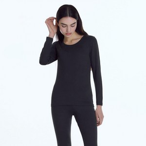 보디가드 여성용 피치기모 발열 내의 상하 세트