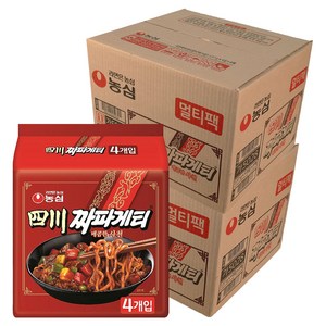 짜파게티 사천 137g, 64개, (4개입 X 16팩)