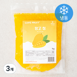 카페프룻 망고 청 (냉동), 1kg, 3개