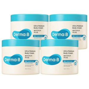 더마비 울트라 모이스처 바디크림, 430ml, 4개