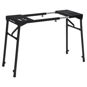 마이티킹 MKS4500 데스크형 디지털피아노 스탠드 키보드 거치대, 블랙, 1개