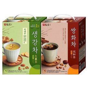 담터 쌍화차 플러스 70p + 생강차 플러스 70p