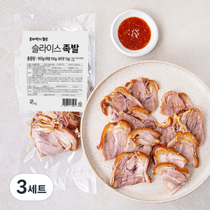 자연에찬 족발 슬라이스 150g + 새우젓 15g 세트, 3세트