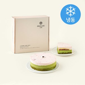 오설록 스트로베리 그린티 케이크 (냉동), 540g, 1개