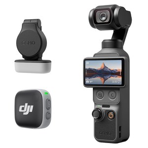 DJI Osmo Pocket 4 에센셜 콤보 액션캠 + Mic Mini 2 송신기 + 필라이트 세트