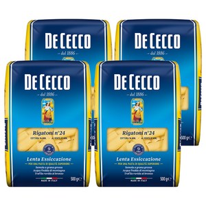 데체코 리가토니, 500g, 4개