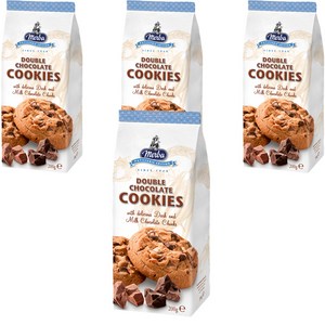 메르바 더블 초콜릿 쿠키, 200g, 4개