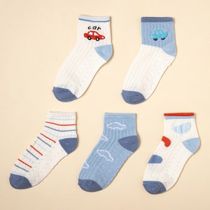 롤리트리 아동 까미옹 메쉬 양말 5종 세트