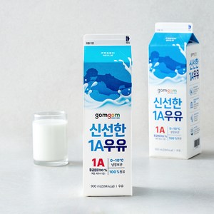 곰곰 신선한 1A 우유, 900ml, 2개