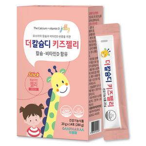 지엠팜 더칼슘디 키즈젤리, 280g, 1개