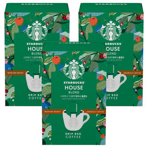 스타벅스 하우스 블렌드 드립백커피, 9g, 5개입, 3개