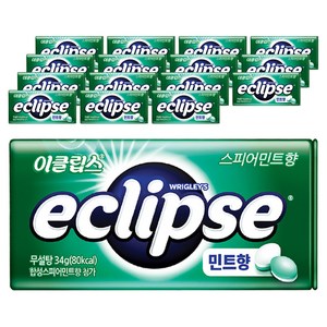 이클립스 캔디 스피어민트향, 34g, 16개