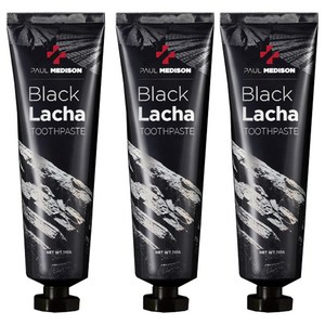 폴메디슨 뉴 블랙라차 치약, 110g, 3개