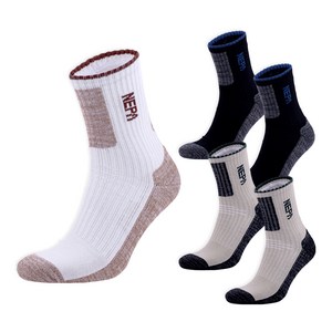 네파 남성용 몽옴브레 쿠션 미들삭스 5종 세트 NPCMOMDL-WB5