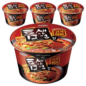 틈새라면 팔도 고기짬뽕 컵라면 105g