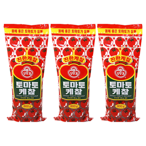 오뚜기 토마토 케챂, 800g, 3개