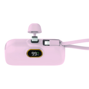 뉴클 PD 고속 22.5W 도킹형 보조배터리 메인 C타입 + 서브 8핀 스트랩 5000mAh