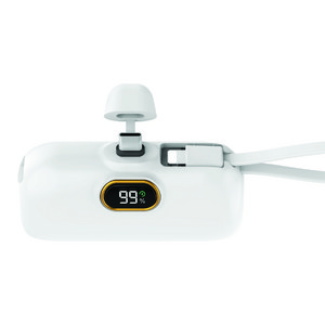 뉴클 PD 고속 22.5W 도킹형 보조배터리 메인 C타입 + 서브 8핀 스트랩 5000mAh