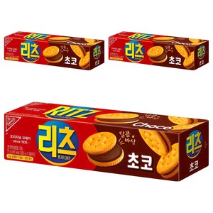 리츠 샌드위치 크래커 초코, 77g, 3개