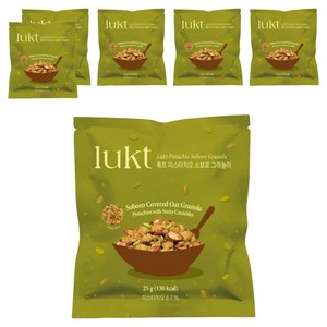 룩트 피스타치오 소보로 그래놀라, 25g, 6개