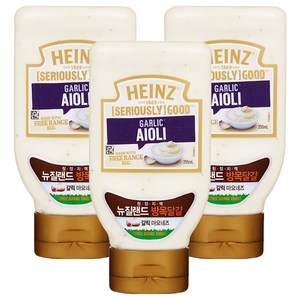 하인즈 굿 갈릭 아이올리 마요네즈, 295ml, 3개
