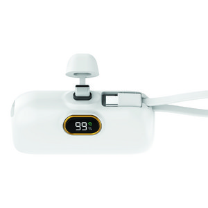 뉴클 PD 고속 22.5W 도킹형 보조배터리 메인 C타입 + 서브 C타입 스트랩 5000mAh