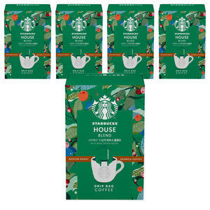 스타벅스 하우스 블렌드 드립백커피, 9g, 5개입, 5개