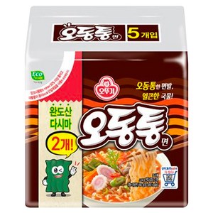 오뚜기 오동통면 120g, 5개