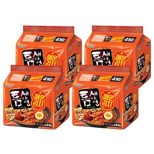 틈새라면 매운김치 120g, 16개, (4개입 X 상세페이지 참조 X 상세페이지 참조)