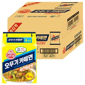 오뚜기 카레면 130g, 32개, (4개입 X 8팩 X 1박스)
