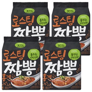 풀무원자연건면 로스팅 짬뽕 홍게 99.6g, 16개